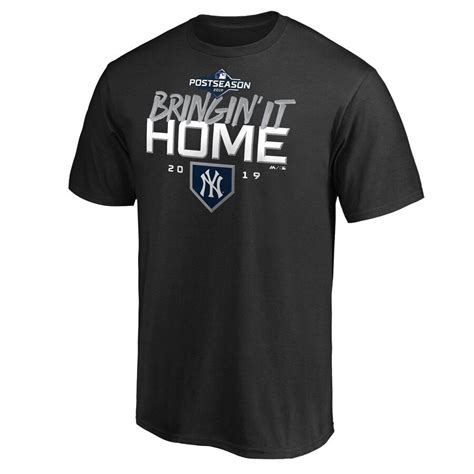 Mens New York Yankees Majestic Black 2019 Division Series Winner