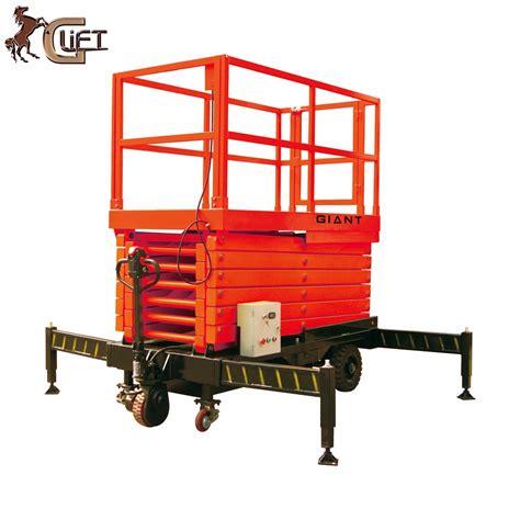 China Fully Electric Self Propelled Work Platform Aerial Lift Platform