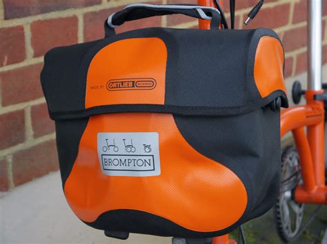 My Orange Brompton Ortlieb Brompton Mini O Bag In Orange