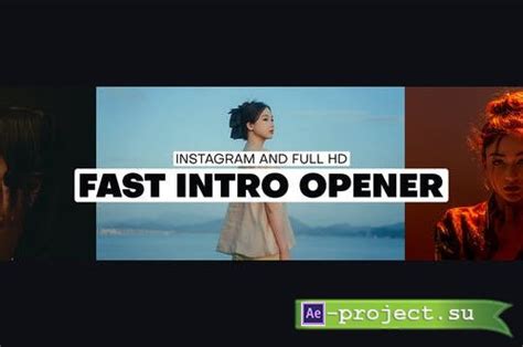 Videohive Fast Intro Opener Project For After Effects