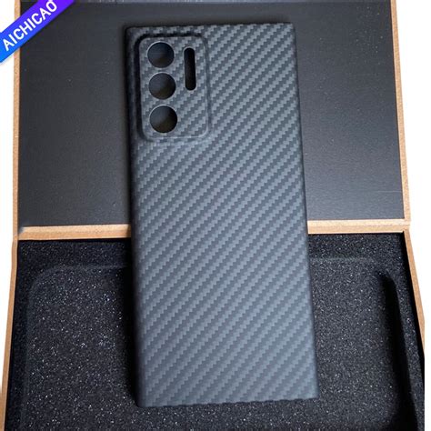 Acc Funda De Carbono Para Samsung Galaxy Note Ultra Carcasa De Fibra