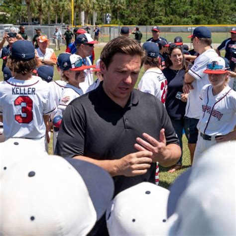 Gallery: Governor Ron DeSantis Visits Little League Baseball Tournament in Palm Coast - AskFlagler