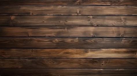 Overhead Perspective Of Aged Dark Natural Wooden Texture For Background