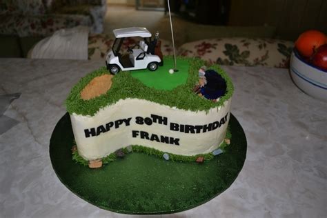 Golf Birthday Cake - CakeCentral.com