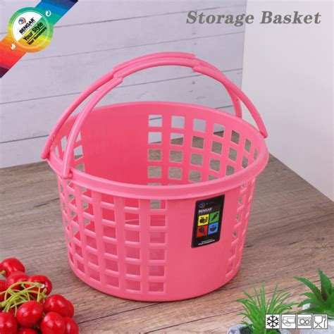 New HOME QUALITY COLLECTIONS Storage Basket With Handle Multi Purpose