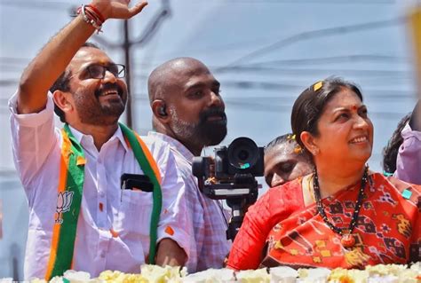 Smriti Irani Now Chases Rahul Gandhi In Wayanad Campaigns For BJP