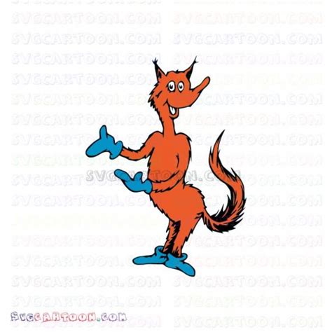 Fox In Socks Dr Seuss The Cat In The Hat Svg Dxf Eps Pdf Png