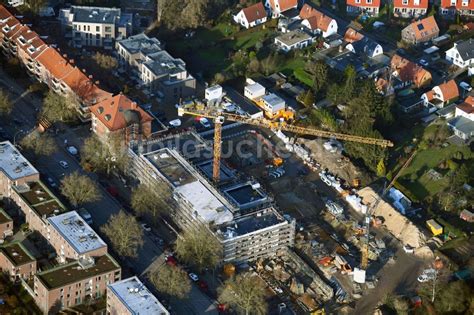 Luftaufnahme L Beck Baustelle Zum Neubau Einer Mehrfamilienhaus