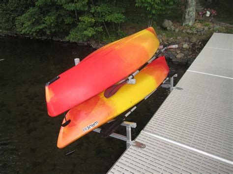 Dock Kayak Rack At Ease Dock And Lift Detroit Lakes Mn