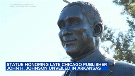 John H Johnson Day Founder Of Chicago Based Johnson Publishing Company Honored With Statue In