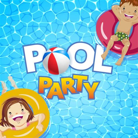 250+ Kids Pool Party Stock Illustrations, Royalty-Free Vector Graphics ...