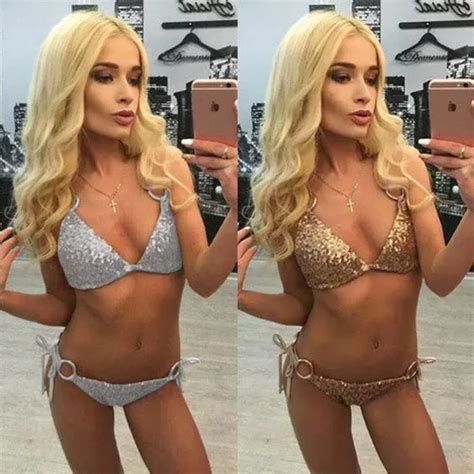 Conjunto De Bikini Sexy Traje De Sexy Para Mujer 2 Piezas Meses sin interés