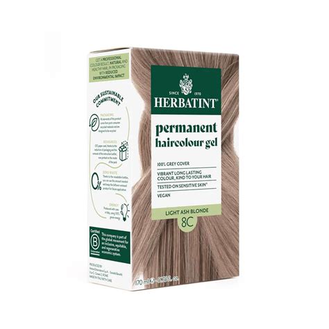 Herbatint Light Ash Blonde 8C Açık Küllü Sarı Saç Boyası 170 ml