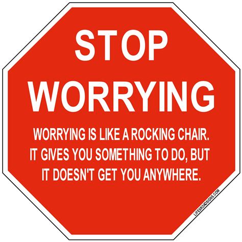 how to quit worrying