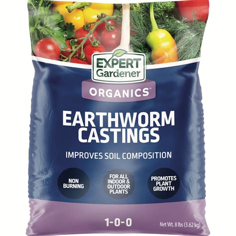 Expert Gardener Earthworm Castings Plant Food, 8 Pound - Walmart.com
