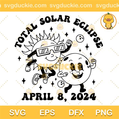 2024 Total Solar Eclipse April 8 SVG Eclipse 8 April SVG