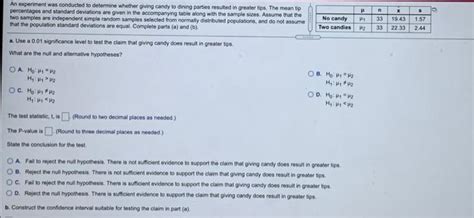 Solved An Experiment Was Conducted To Determine Whether Chegg