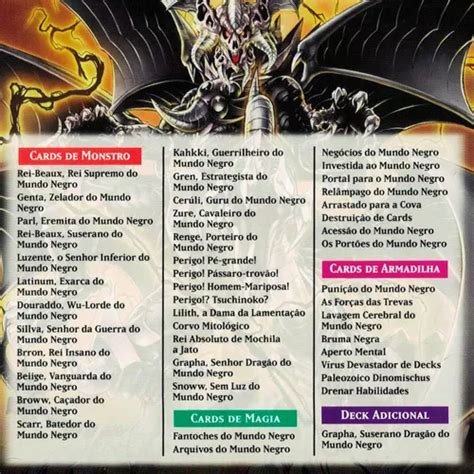 Yugioh Deck Estrutural Mundo Negro Dark World Cartas Konami à venda em