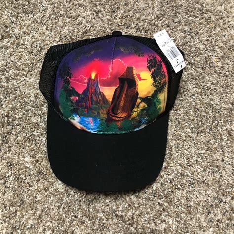 Universals Volcano Bay Water Theme Park Nwt Black Cap Gem