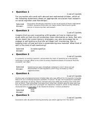 COUN 6101 Week 3 Quiz Answers Docx COUN 6101 22 Foundations Of MS