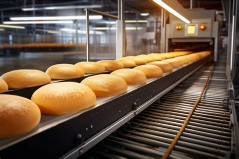 Continuous Bread Bakery Conveyor Generate Ai