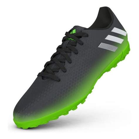 Buty piłkarskie turfy Messi 16 4 TF Adidas szaro zielone