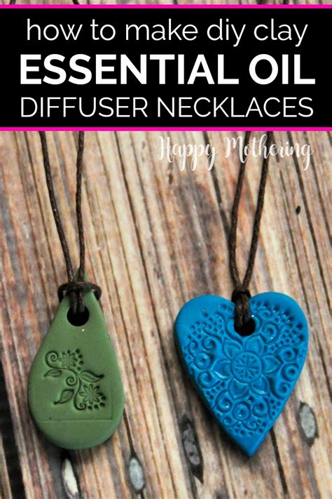 Diy Clay Essential Oil Diffuser Necklaces Happy Mothering