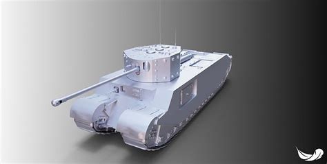 BRITISH TANK TOG 2 - STL FBX 3D model 3D printable | CGTrader