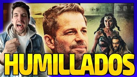 ZACK SNYDER HUMILLA A SUS PROPIOS FANS YouTube