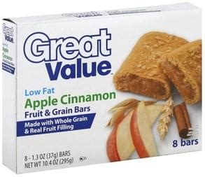 Kroger Fruit and Grain Apple - 37 g, Nutrition Information | Innit