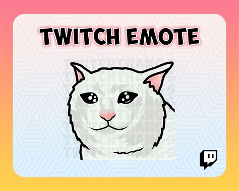 Weinende Katze Twitch Emote Meme Emote Etsy Österreich