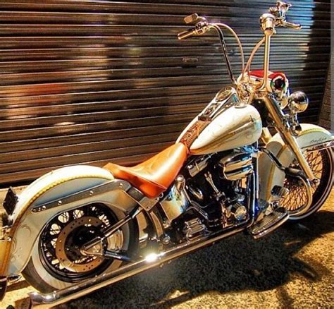 Brown Seat Harley Bikes Harley Davidson Harley Bobber