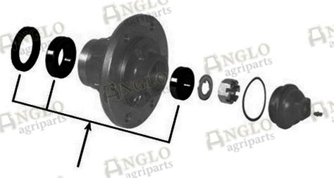 Ford New Holland Fordson Front Wheel Bearing Kit A46007 81825778