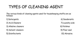 CLEANING AGENT PPT