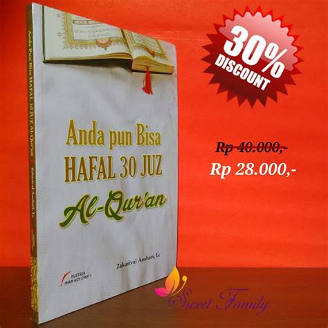 Jual Buku Anda Pun Bisa Hafal Juz Al Quran Di Lapak Toko Buku Pelita