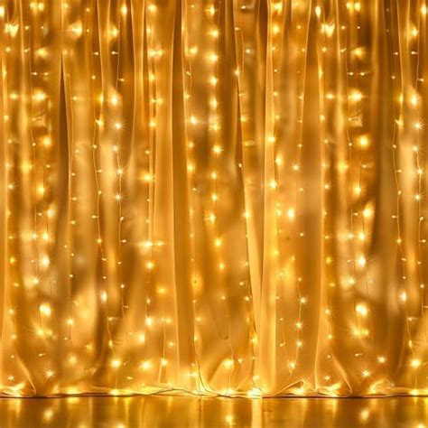 Magictec 300 Led Curtain String Light 8 Lighting Modes