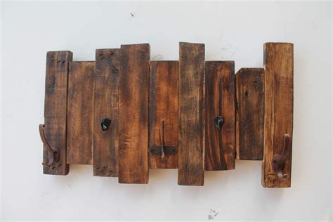 Perchero Hecho De Tablas De Pallet Bathroom Hooks Bathroom