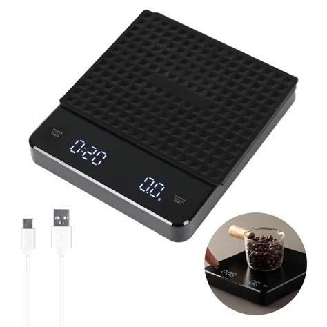 Balance Caf Num Rique Avec Minuterie Rechargeable Par Usb