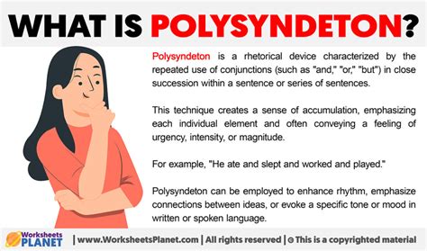 What is Polysyndeton | Definition of Polysyndeton