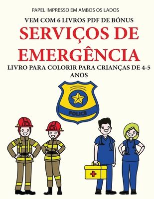 Livro Para Colorir Para Crian As De Anos Servi Os De Emerg Ncia