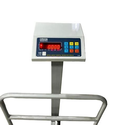 Orion Mild Steel Digital Platform Weighing Scale Kg Platform