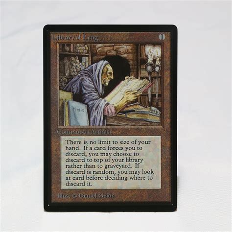 Library Of Leng B Limited Edition Beta Leb German Black Core Mtg