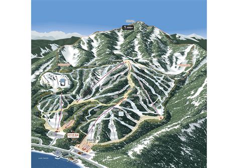 Homewood Mountain Resort Trail Map | OnTheSnow