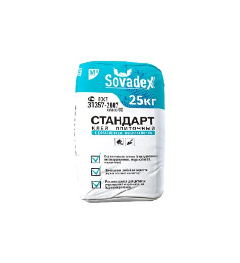 Клей плиточный стандарт 25 кг | Кирпичный супермаркет