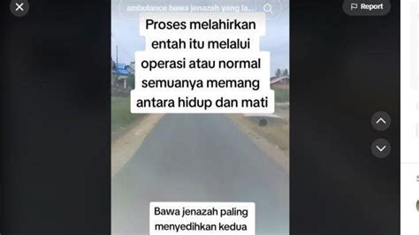 Viral Kisah Sedih Sopir Ambulans Bawa Jenazah Ibu Muda Teriris Hati