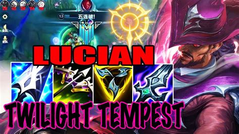 Penta Kill Wild Rift Lucian Adc Gameplay Twilight Tempest Lucian