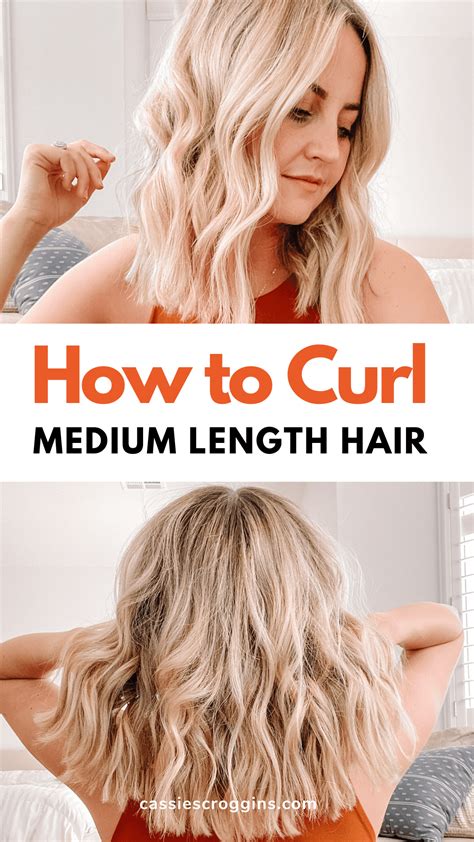 How To Do Loose Curls For Medium Length Hair Video Hair Tutorial