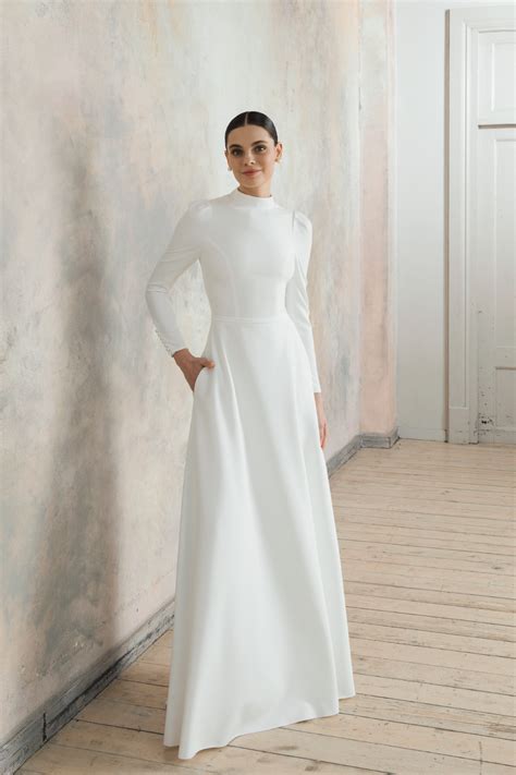 Wedding dresses high neck 60 photos - Astyledwedding.com
