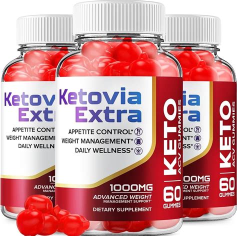 3 Pack Ketovia Extra Keto Acv Gummies Official Keto Ketovia Acv