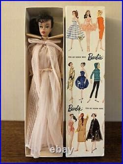 Vintage Brunette Ponytail Barbie Dressed Box Doll Japanese Exclusive Htf Vintage Japan